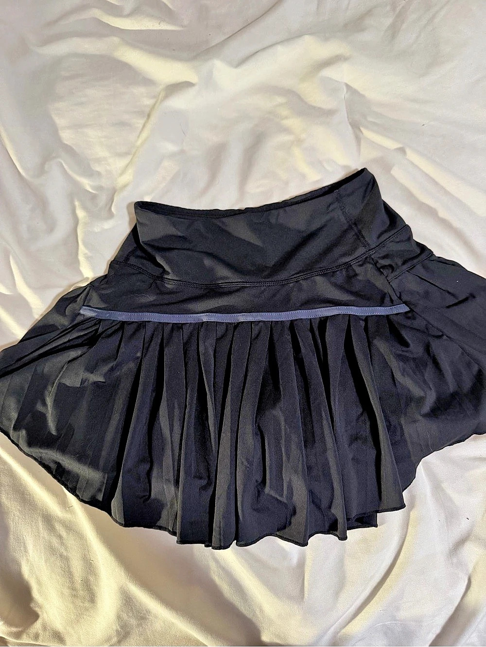 Pleated Black Mini Skirt Size Small Like New